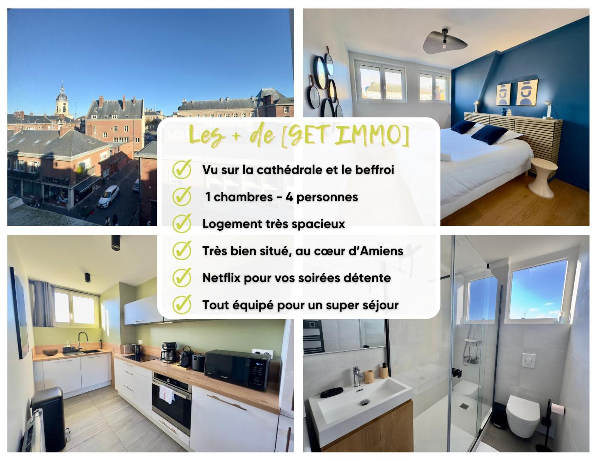 Vue Cathedrale, Beffroi, Netflix En Hyper Centre Daire Amiens Dış mekan fotoğraf